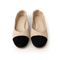 Journey Sand beige suede flat, pair